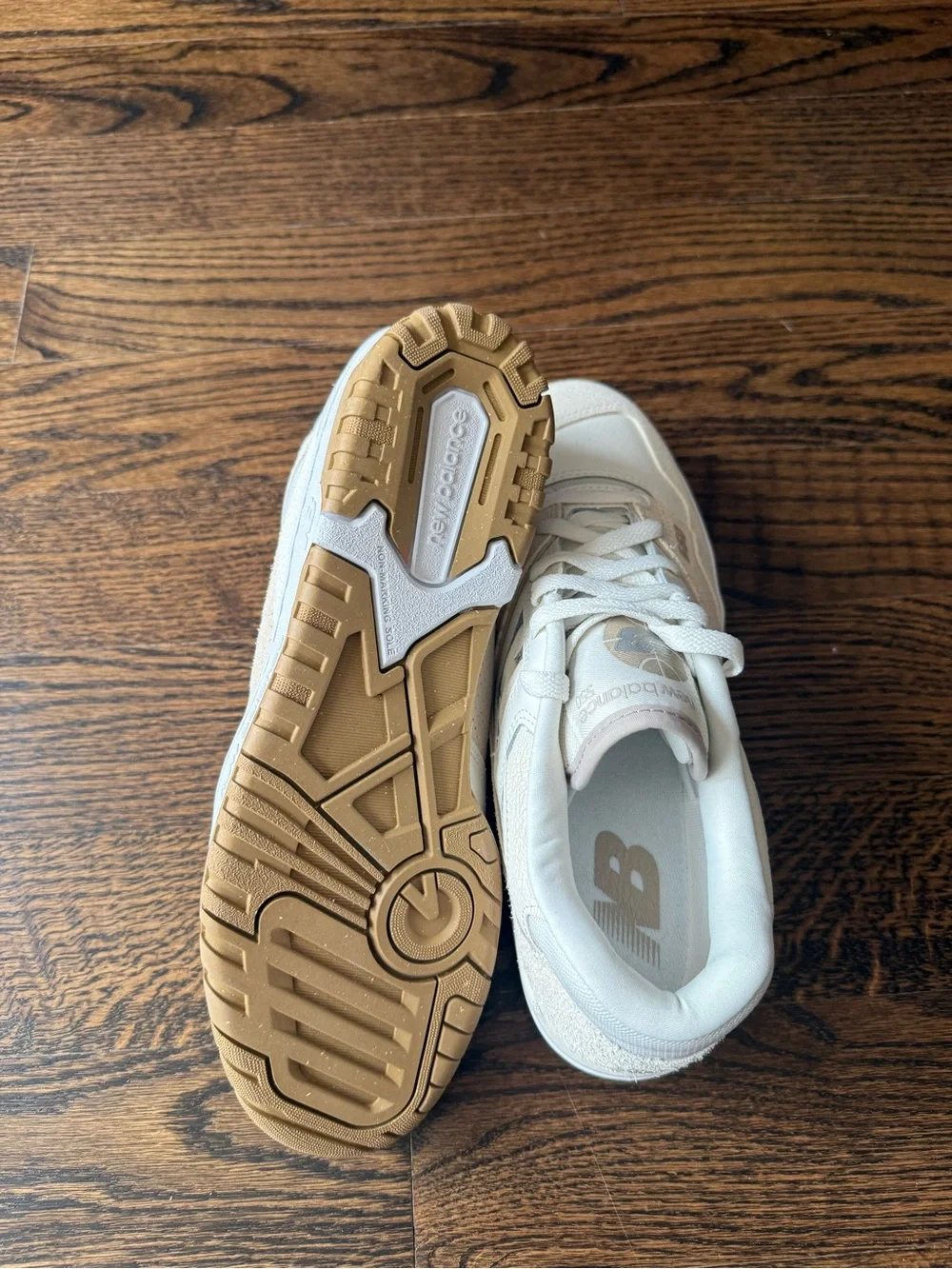 New Balance Men’s/Women's 550 Sneakers in Cream and White